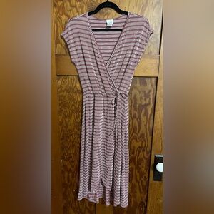 Faux wrap dress